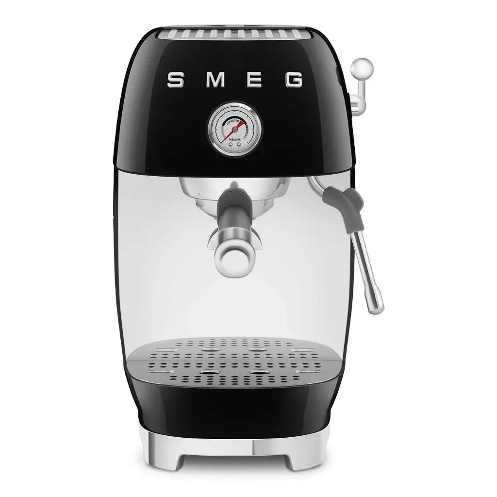 Smeg Manual espresso coffee machine with cold brew Black ECF03BLEU