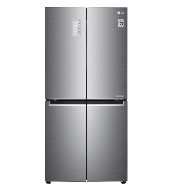 LG Refrigerator 4 Door 530L GR-B618SE Silver