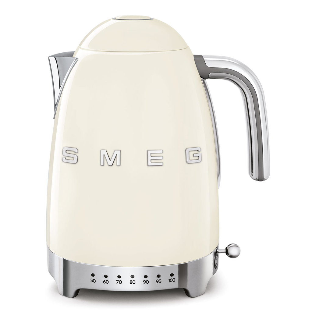 Smeg Kettle Variable temperature Cream 50's Style Aesthetic KLF04CREU