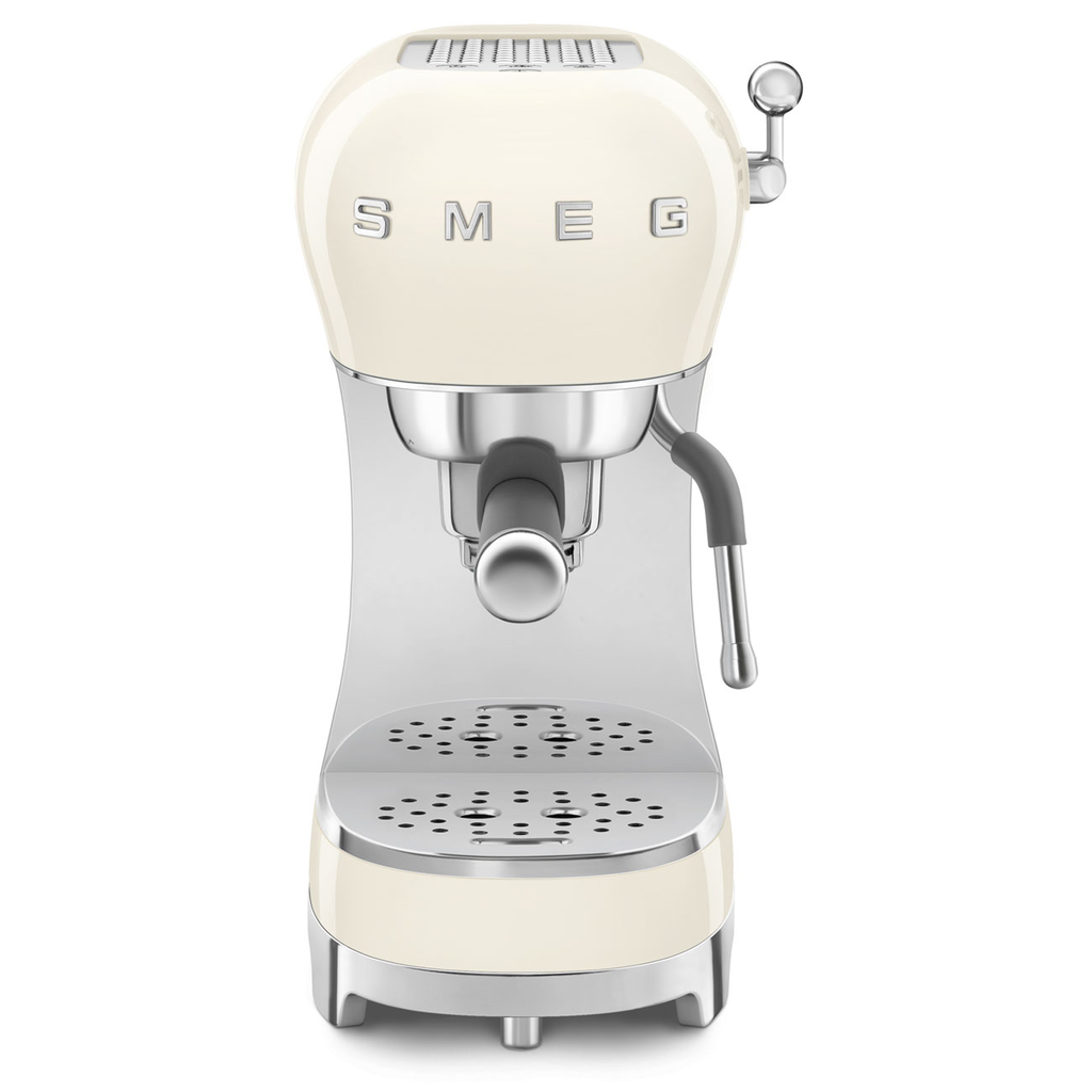 Smeg Espresso Manual Coffee Machine Cream ECF02CREU