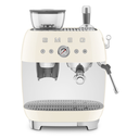 Smeg manual espresso coffee machine with built-in grinder Cream EGF03CREU