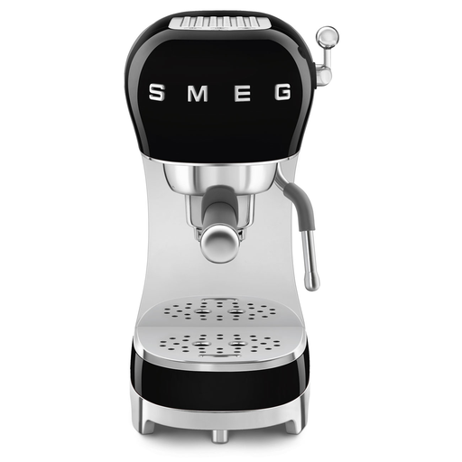 Smeg Espresso Manual Coffee Machine Black ECF02BLEU