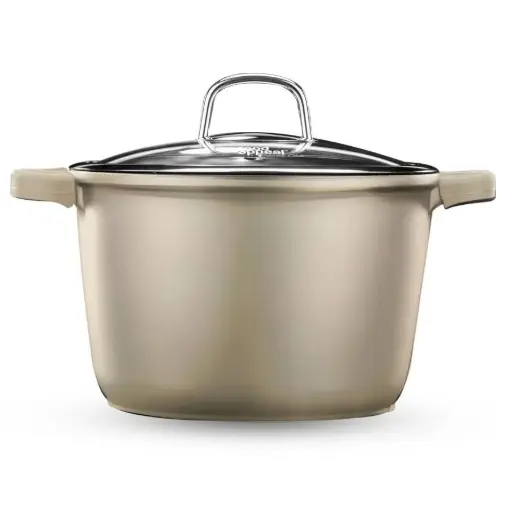 Food Appeal Marble Class Casserole 28 cm High 10L Cream