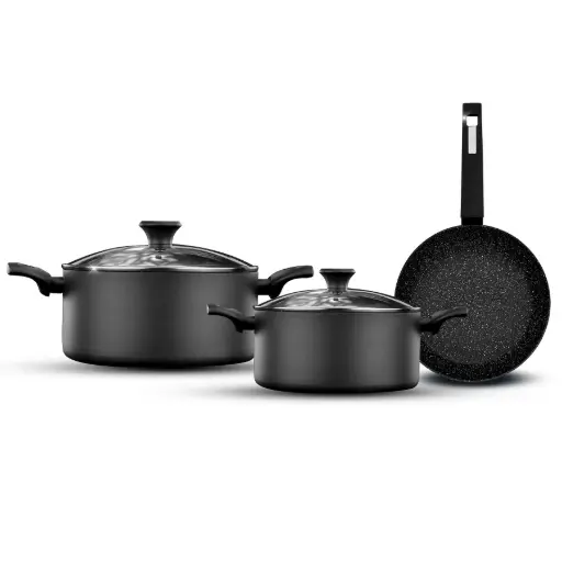 Food Appeal Everyday Plus Cookware Set 5Pcs Casserole 20/24cm Pan 24cm