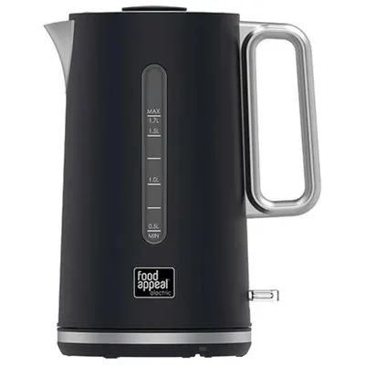Food Appeal Electric Kettle 1.7L Black