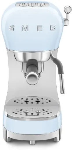Smeg Espresso Manual Coffee Machine Blue ECF02PBEU