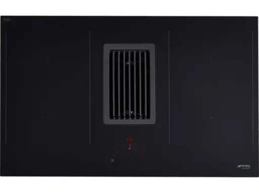 Smeg Induction hob with integrated hood 80 cm HOBD482D