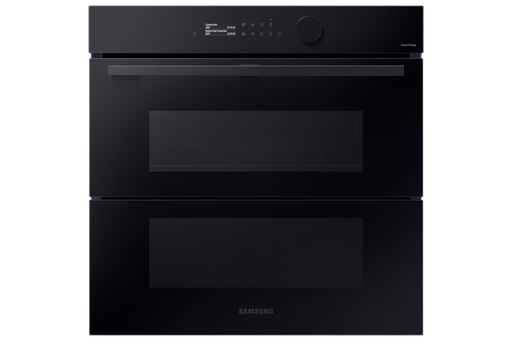 Samsung Oven Dual Cook NV7B5755SAK/U1 76L Capacity, 3650W  6 Power Levels, Dual Cook Flex, Wi-Fi Connectivity, Air Fry, Steam Pyrolytic  Cleaning