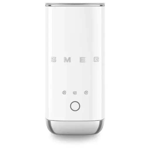 Smeg Milk Frother White 50's Style Aesthetic MFF02WHEU