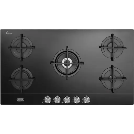 Delonghi Gas Cooktop Black Glass 90 cm DGH4190GN