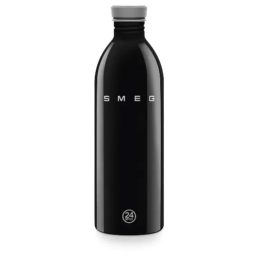 Urban Bottle one-litre | SMEG x 24Bottles 50's style aesthetic Black WBF02BL