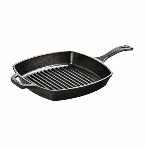 Lodge 10.5 Inch Square Cast Iron Grill PanCast 26.6 cm L8SGP3