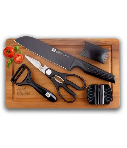 Food Appeal Black Edge Chef Set