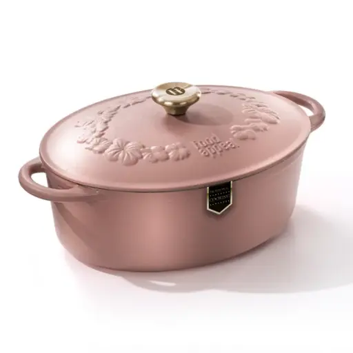 Food Appeal Heritage Cast Iron Oval 6.3L Rose Pink