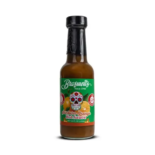Braswell's Orange Flavored Sunburn Hot Sauce 456