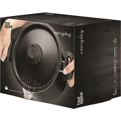 Food Appeal Pasta Casserole / 24 cm / 7290110464264 /Black