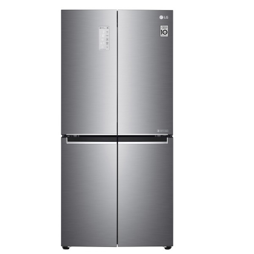 LG Refrigerator 4 Door 530L GR-B618SE Silver