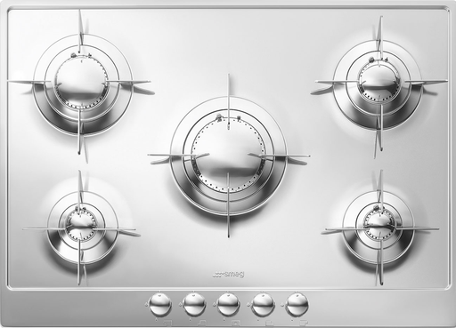 Smeg Gas Hob 70/75 cm Piano Design Aesthetic
